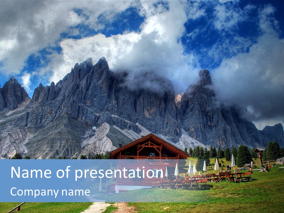 South Tyrol Bolzano Italy PowerPoint Template