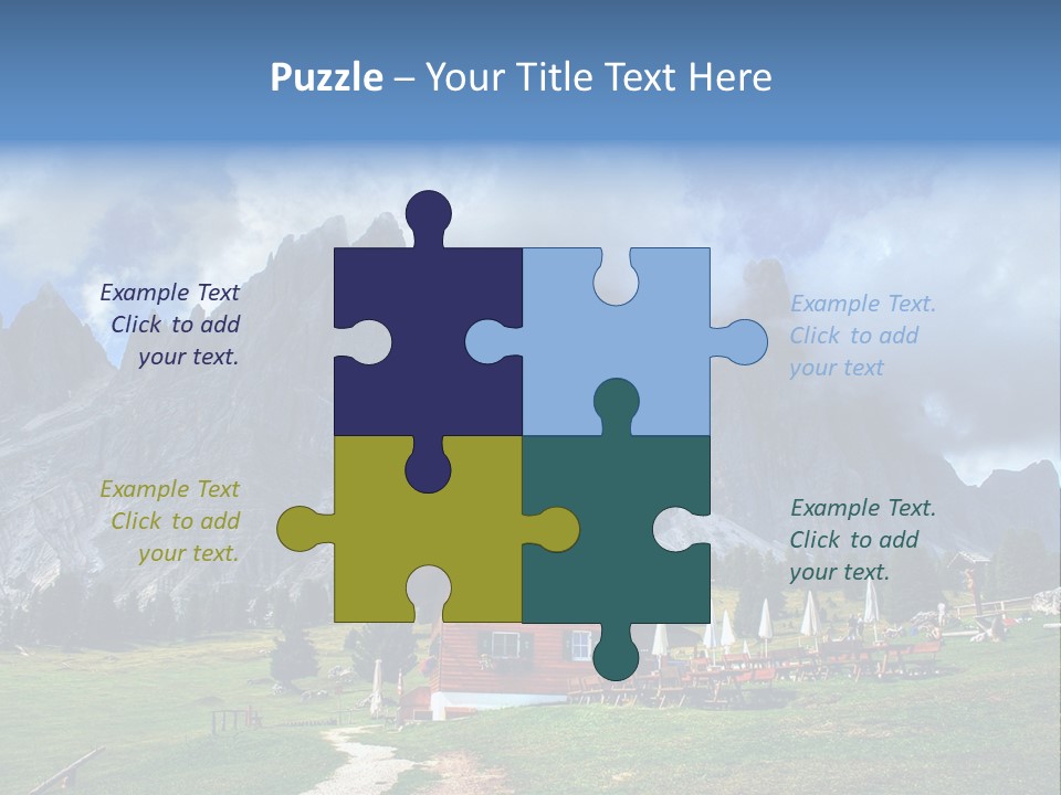 South Tyrol Bolzano Italy PowerPoint Template