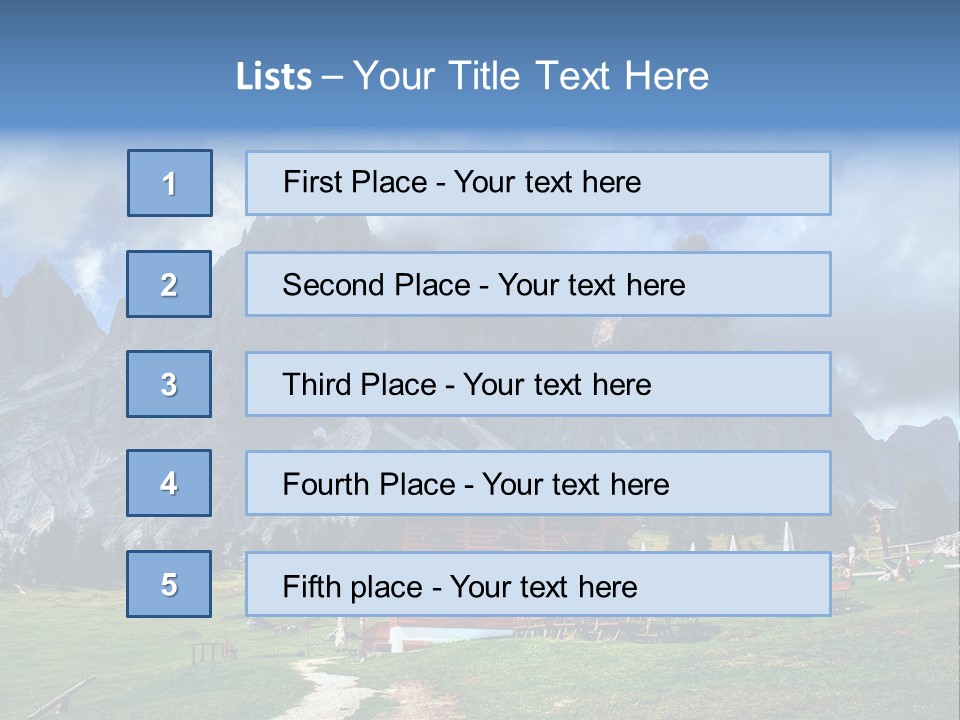 South Tyrol Bolzano Italy PowerPoint Template