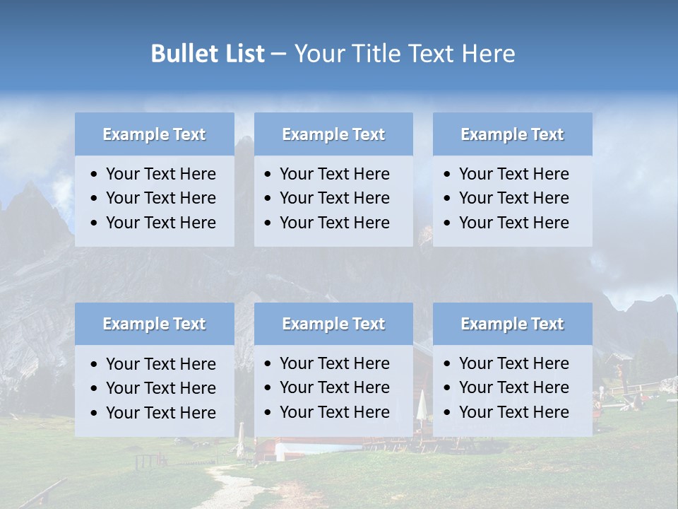 South Tyrol Bolzano Italy PowerPoint Template