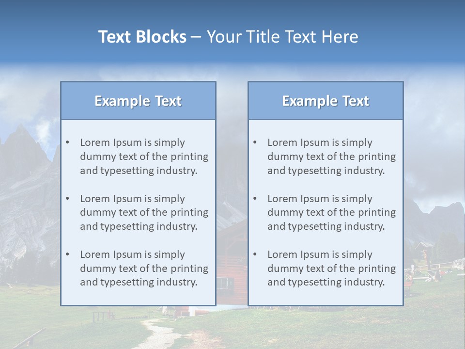 South Tyrol Bolzano Italy PowerPoint Template
