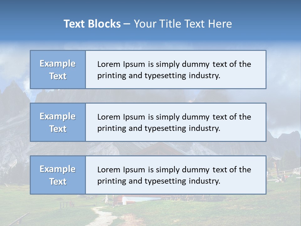 South Tyrol Bolzano Italy PowerPoint Template