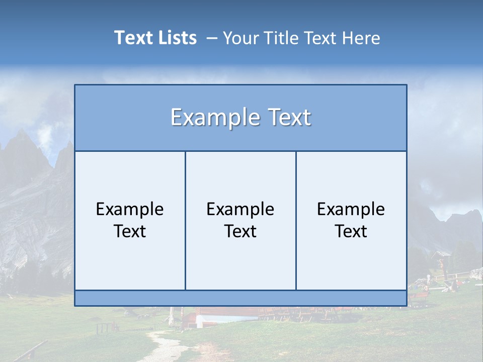 South Tyrol Bolzano Italy PowerPoint Template