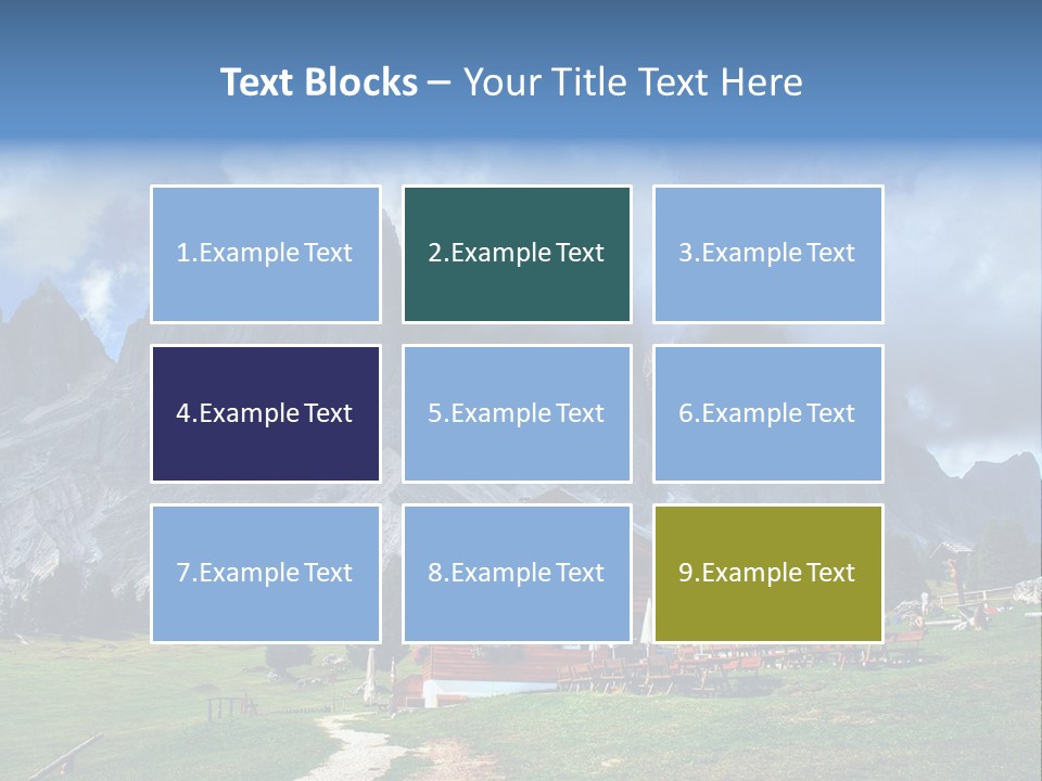 South Tyrol Bolzano Italy PowerPoint Template