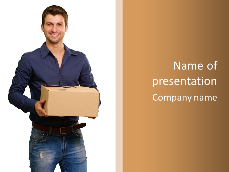 Youth Deal Hold PowerPoint Template