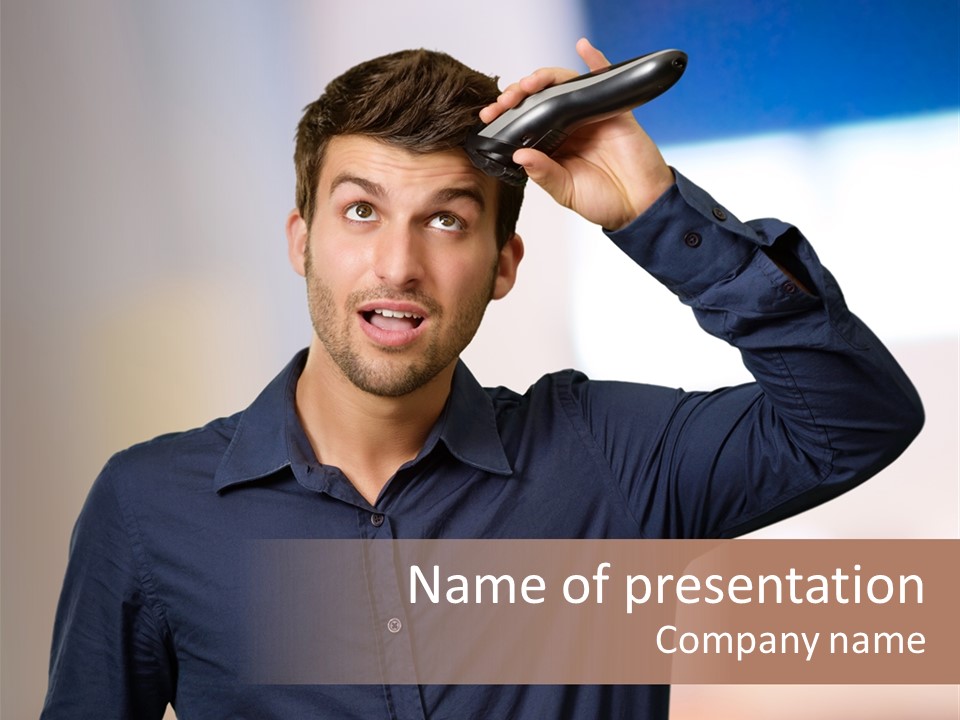 Hold Stylist Style PowerPoint Template