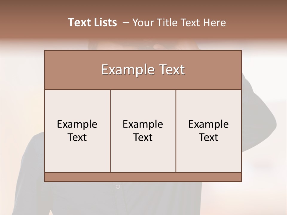 Hold Stylist Style PowerPoint Template