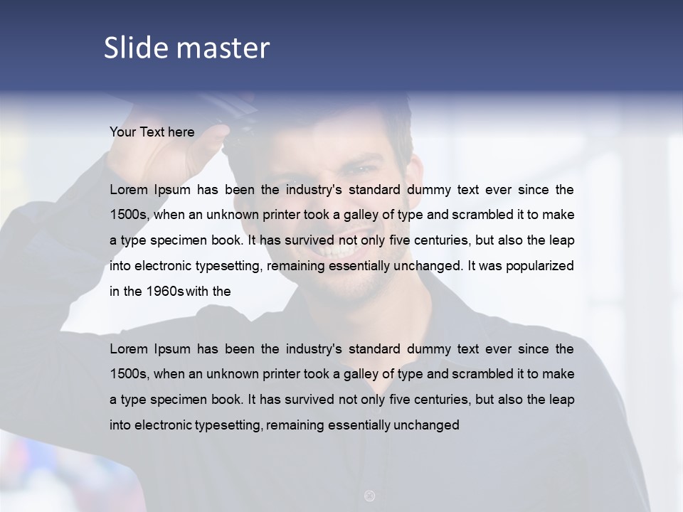 Hand Accessory Style PowerPoint Template