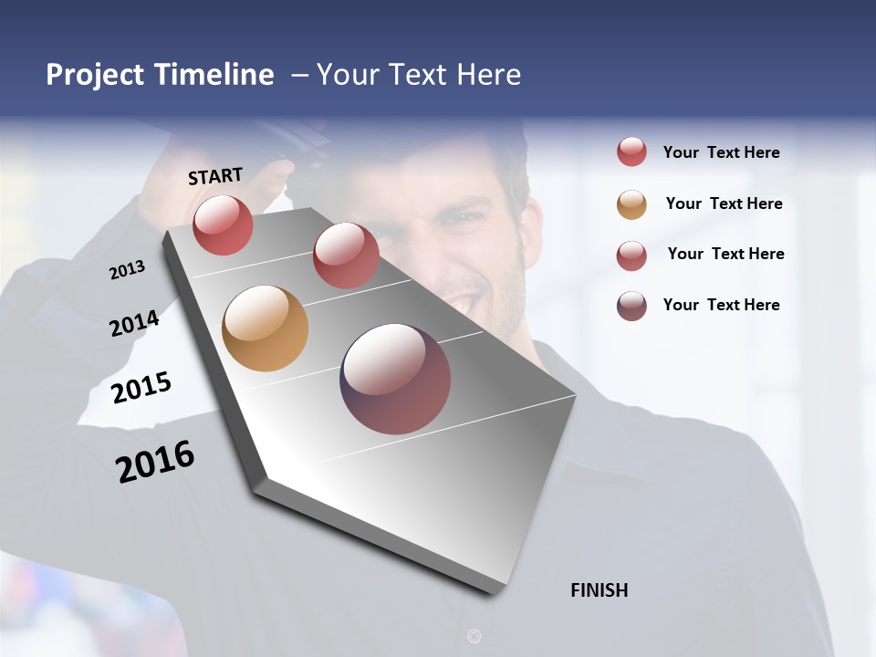 Hand Accessory Style PowerPoint Template