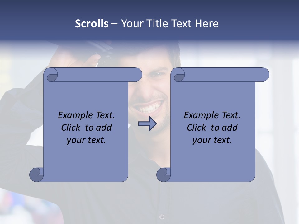 Hand Accessory Style PowerPoint Template