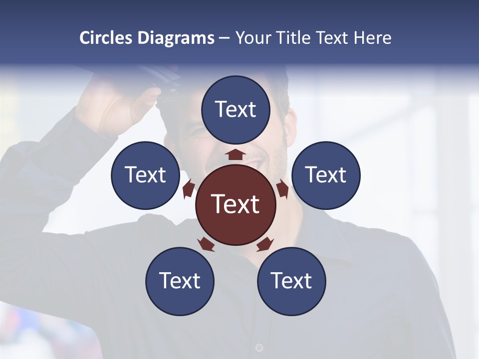 Hand Accessory Style PowerPoint Template