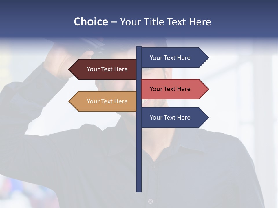 Hand Accessory Style PowerPoint Template