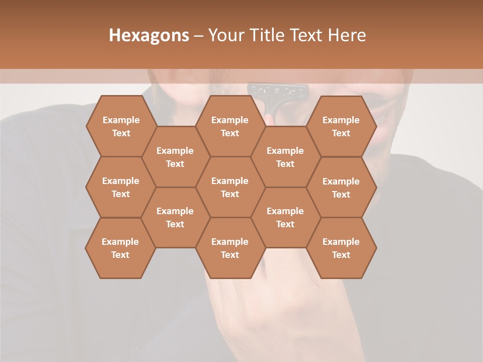 Smile Gray Model PowerPoint Template