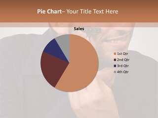 Smile Gray Model PowerPoint Template