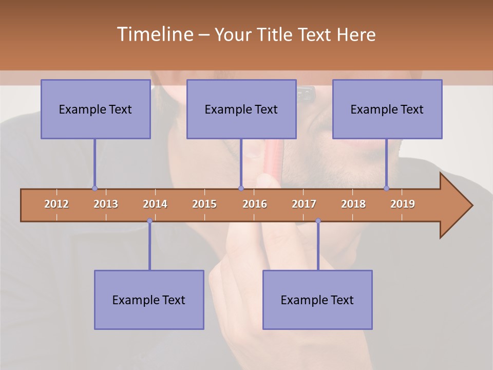 Smile Gray Model PowerPoint Template