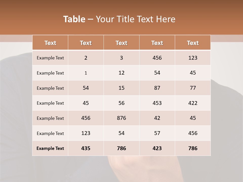 Smile Gray Model PowerPoint Template