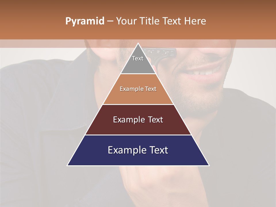Smile Gray Model PowerPoint Template