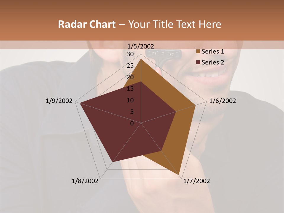 Smile Gray Model PowerPoint Template