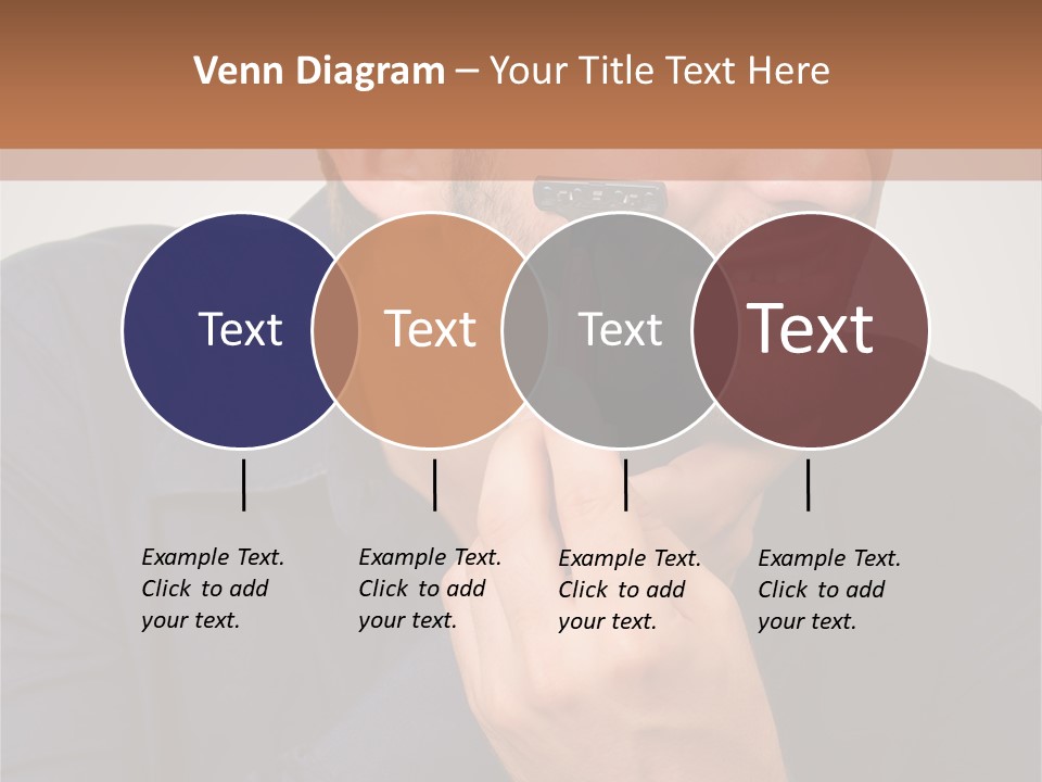Smile Gray Model PowerPoint Template
