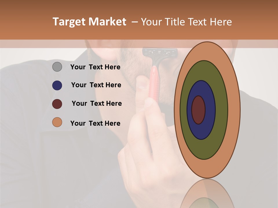 Smile Gray Model PowerPoint Template