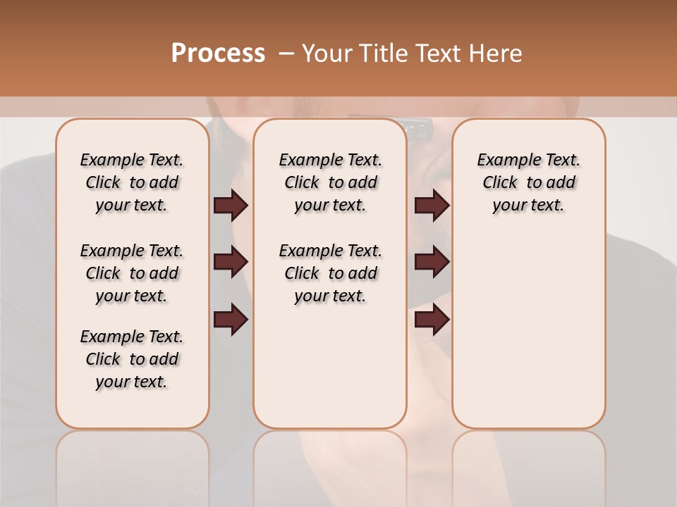 Smile Gray Model PowerPoint Template
