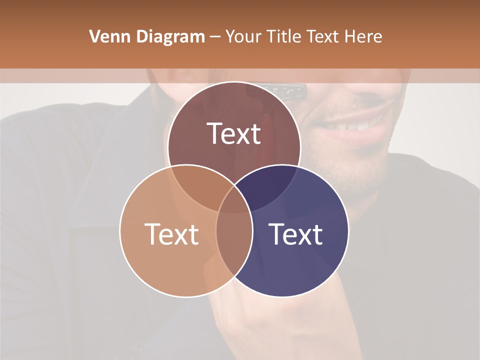 Smile Gray Model PowerPoint Template