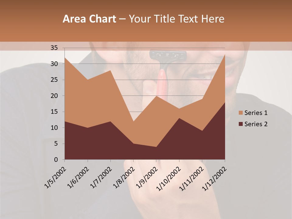 Smile Gray Model PowerPoint Template