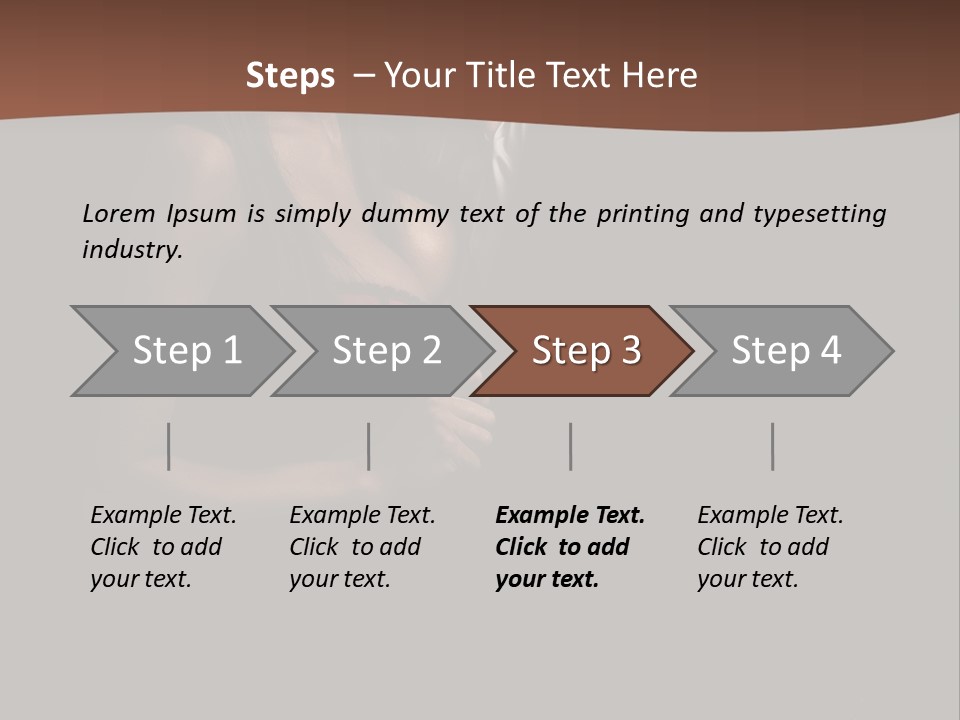 Tenderness Dark Interior PowerPoint Template