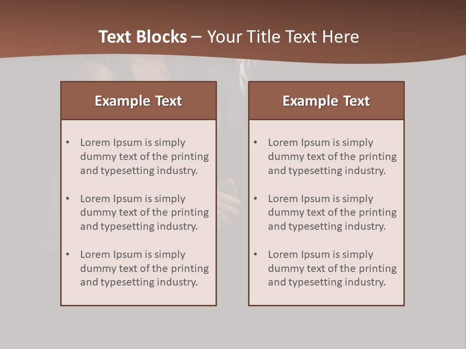 Tenderness Dark Interior PowerPoint Template