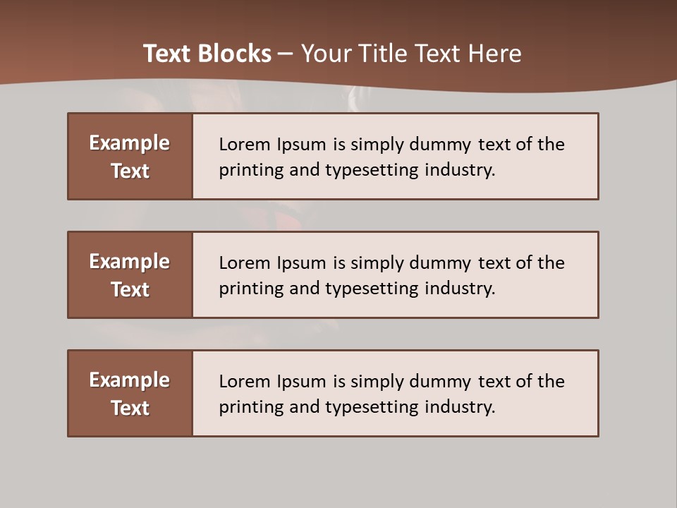Tenderness Dark Interior PowerPoint Template