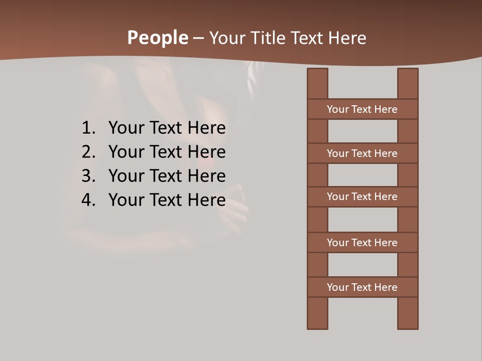 Tenderness Dark Interior PowerPoint Template