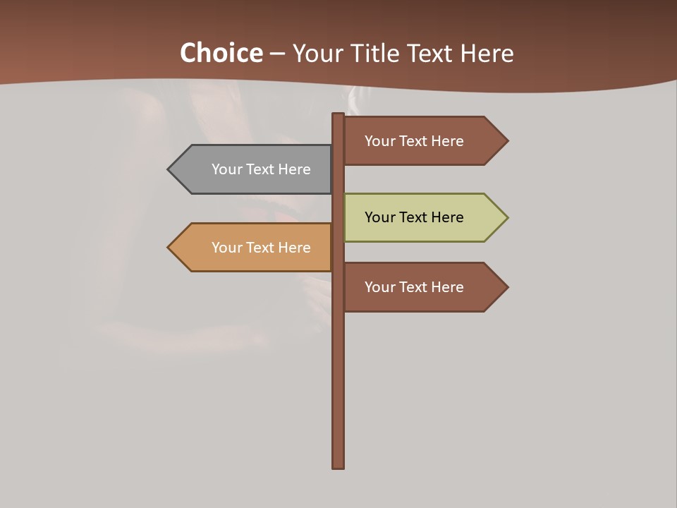 Tenderness Dark Interior PowerPoint Template