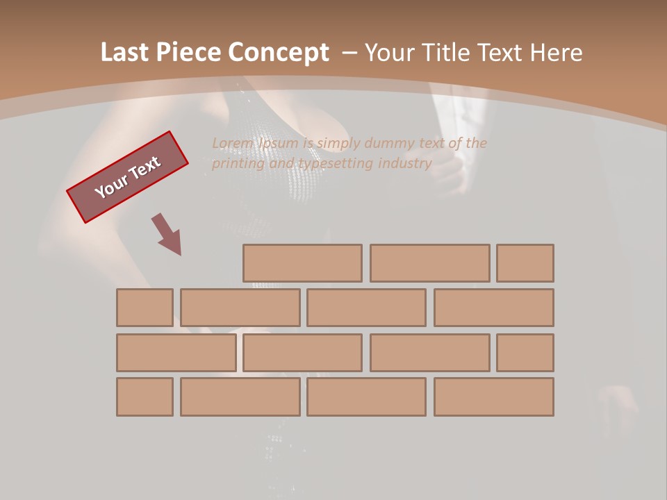 Pose Lips Lifestyle PowerPoint Template