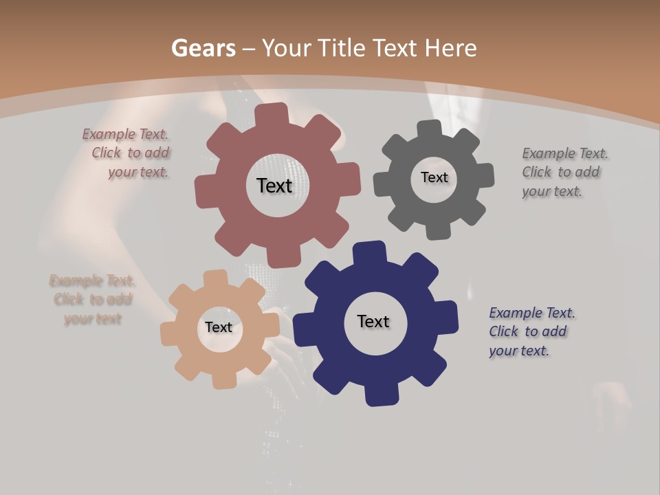 Pose Lips Lifestyle PowerPoint Template