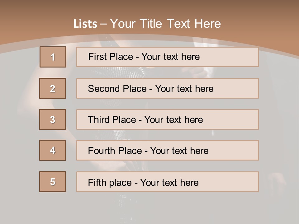 Pose Lips Lifestyle PowerPoint Template