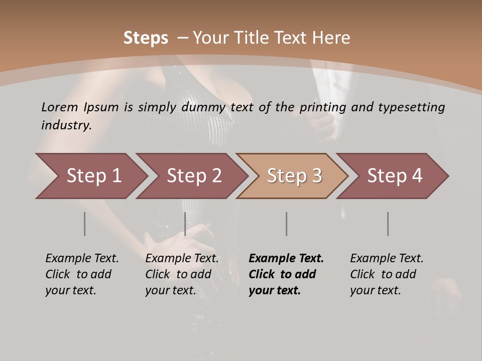 Pose Lips Lifestyle PowerPoint Template