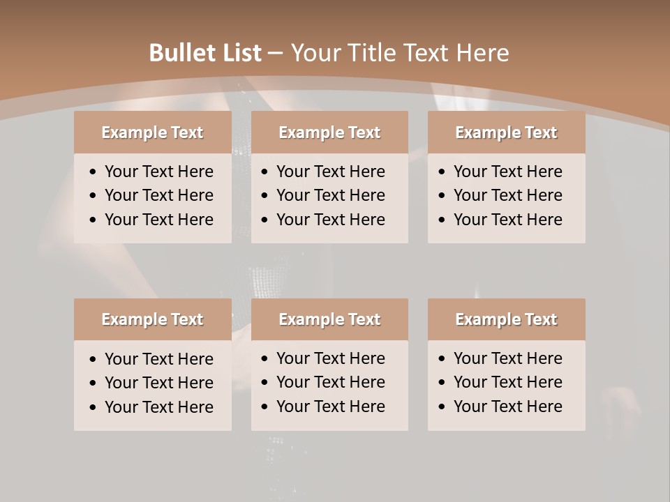 Pose Lips Lifestyle PowerPoint Template