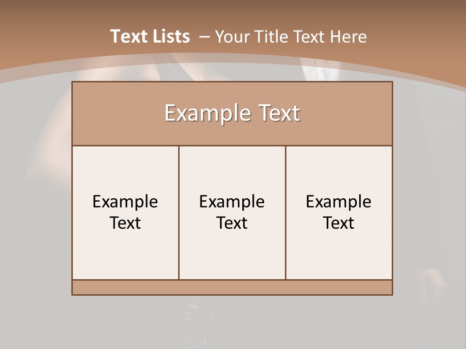 Pose Lips Lifestyle PowerPoint Template