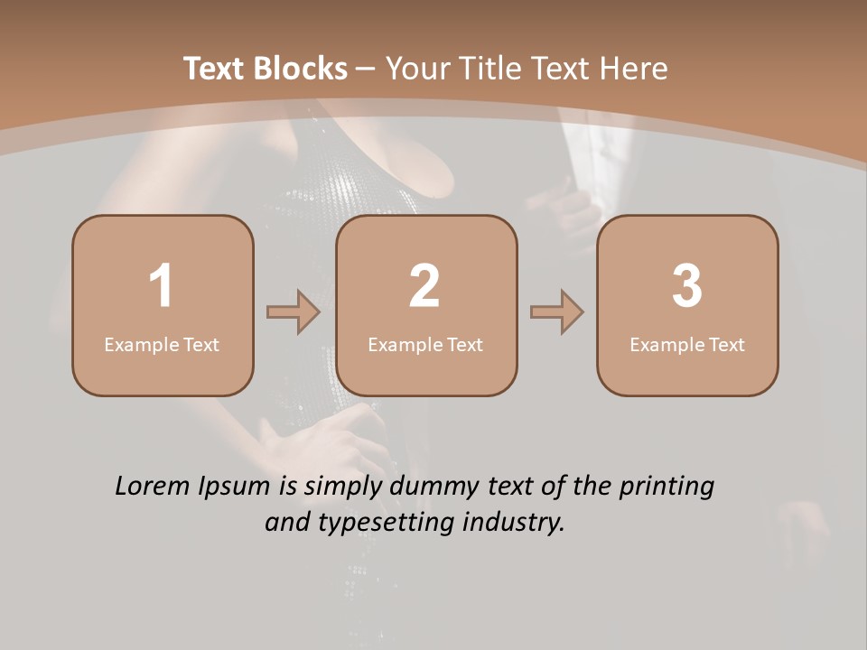 Pose Lips Lifestyle PowerPoint Template