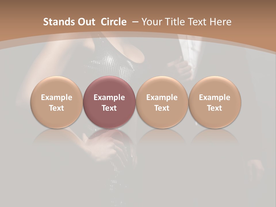 Pose Lips Lifestyle PowerPoint Template