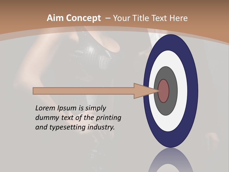 Pose Lips Lifestyle PowerPoint Template