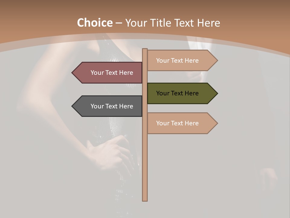 Pose Lips Lifestyle PowerPoint Template