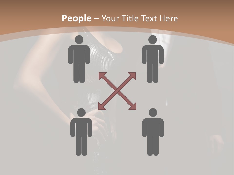 Pose Lips Lifestyle PowerPoint Template