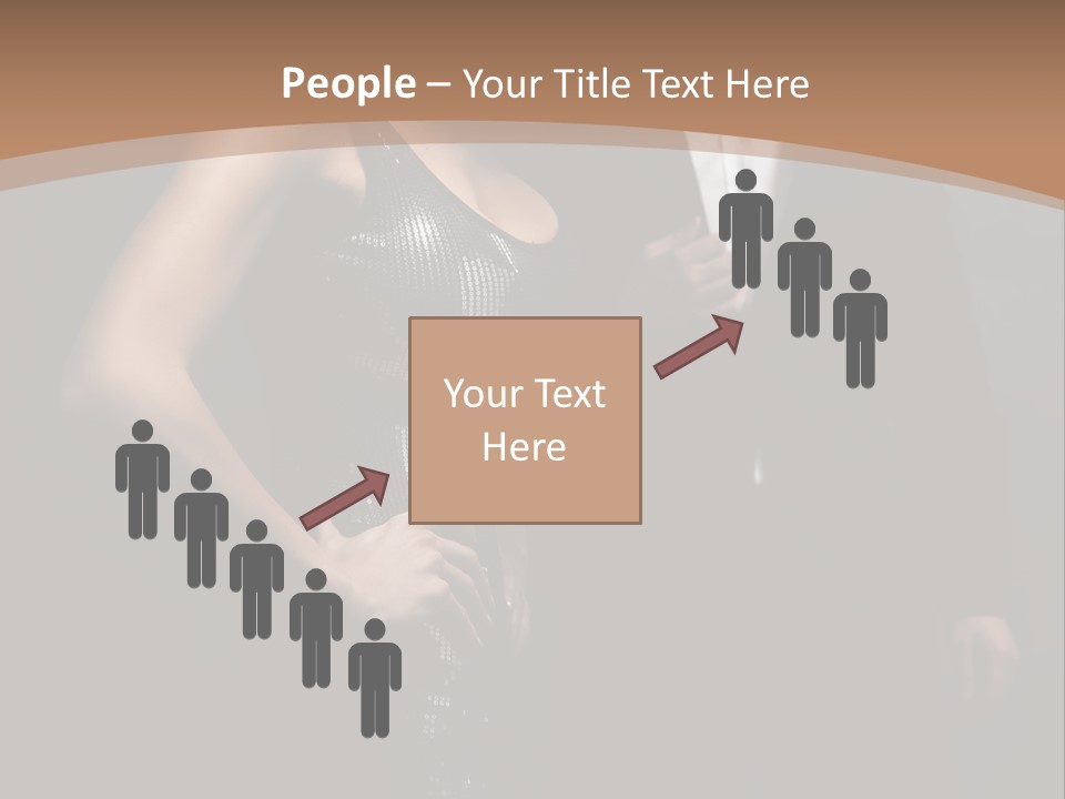 Pose Lips Lifestyle PowerPoint Template