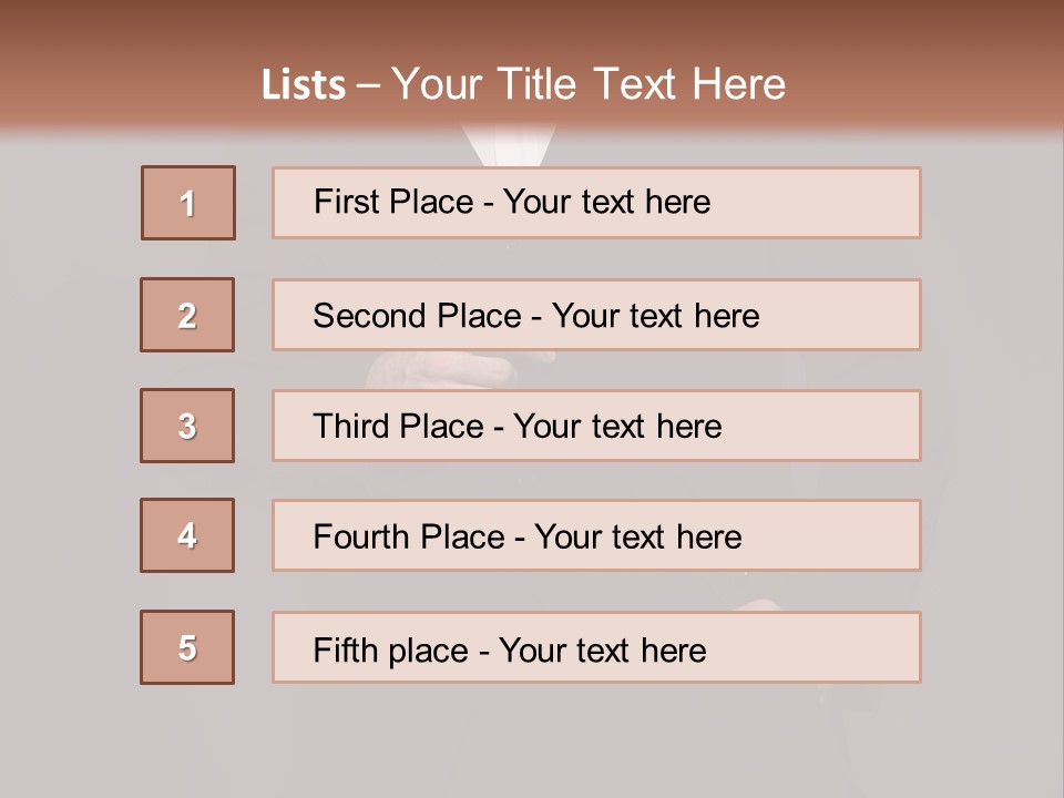 Luxury Interior Male PowerPoint Template
