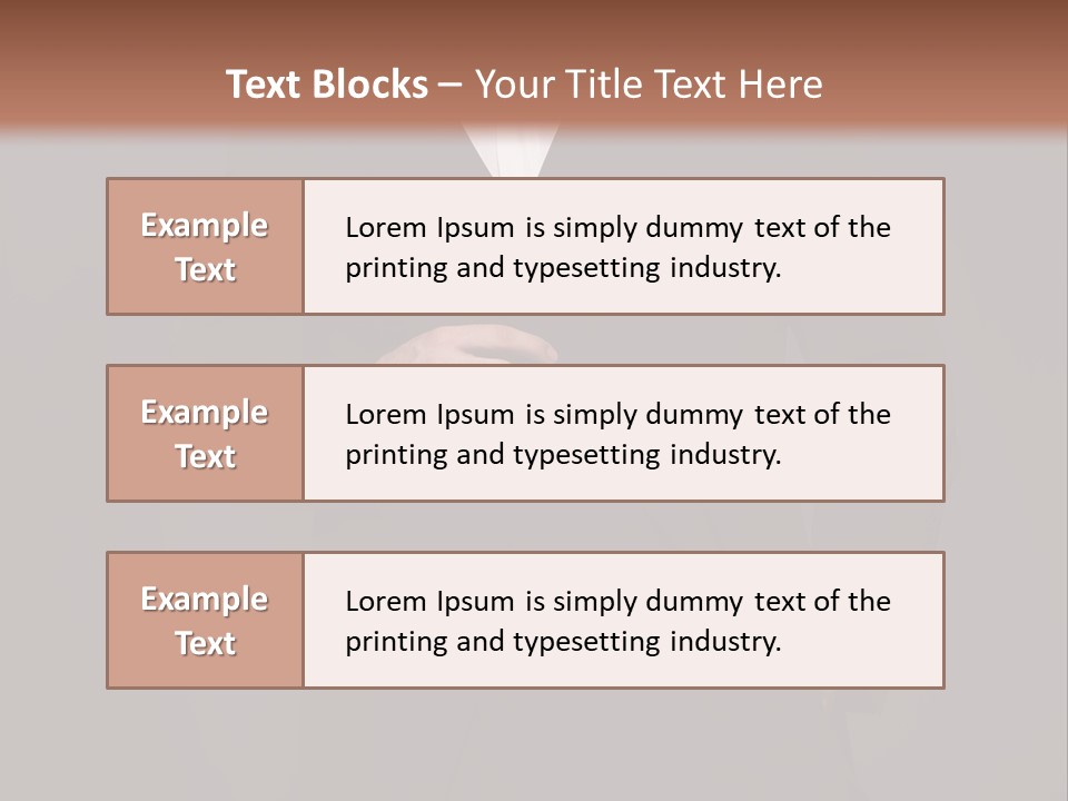 Luxury Interior Male PowerPoint Template