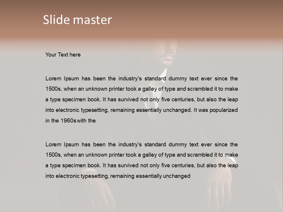 Person Young Smart PowerPoint Template