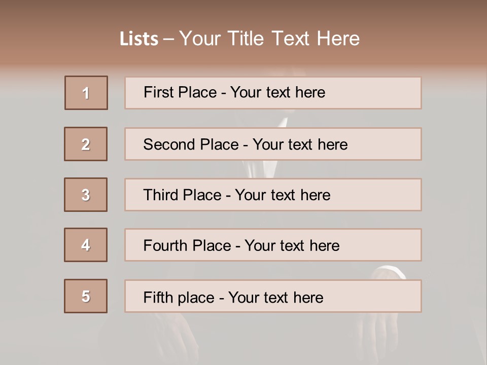 Person Young Smart PowerPoint Template