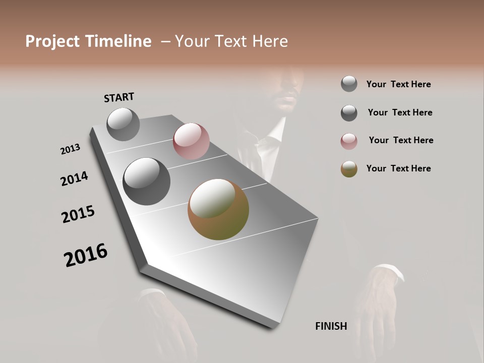 Person Young Smart PowerPoint Template