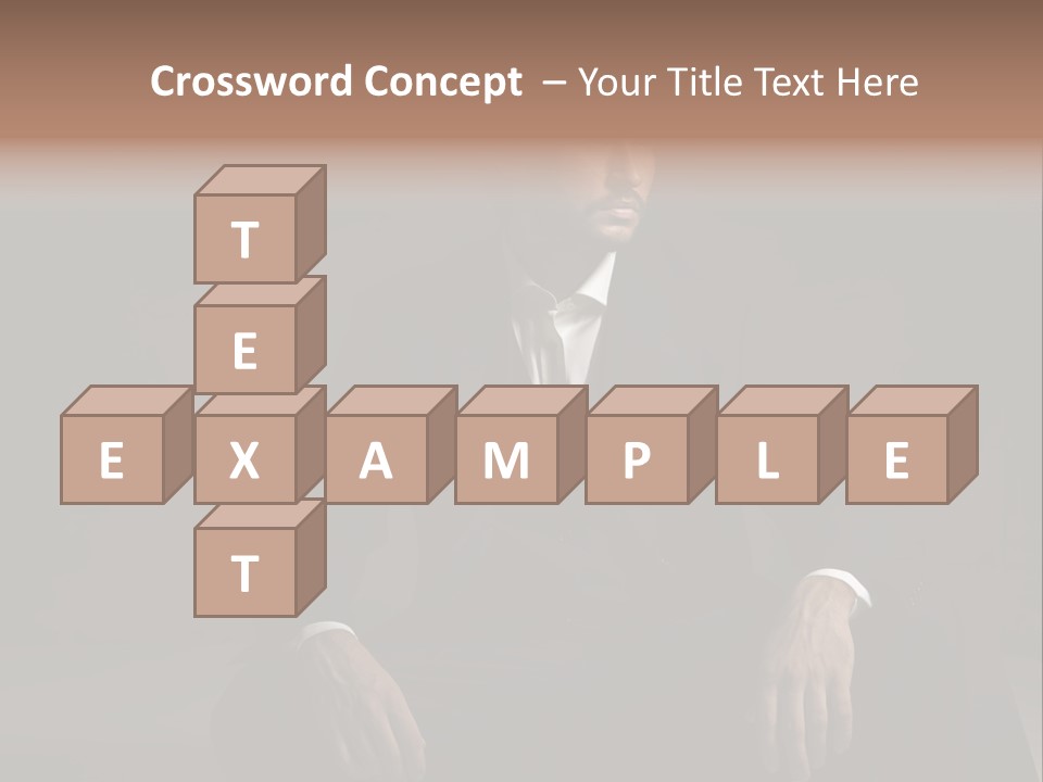 Person Young Smart PowerPoint Template